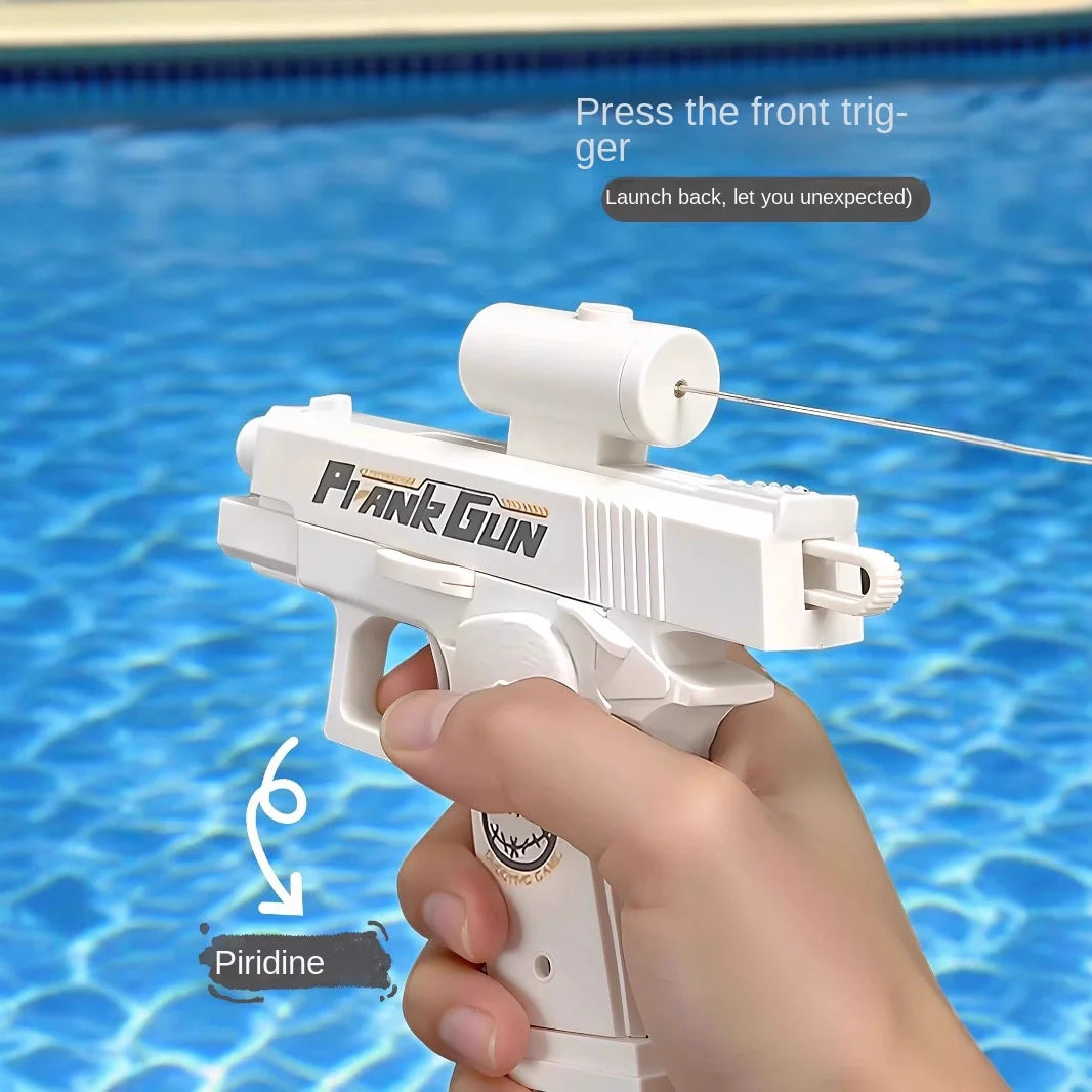 Funny Double-Sided Reverse Water Gun for Kids & Adults – Mini Summer Prank Toy