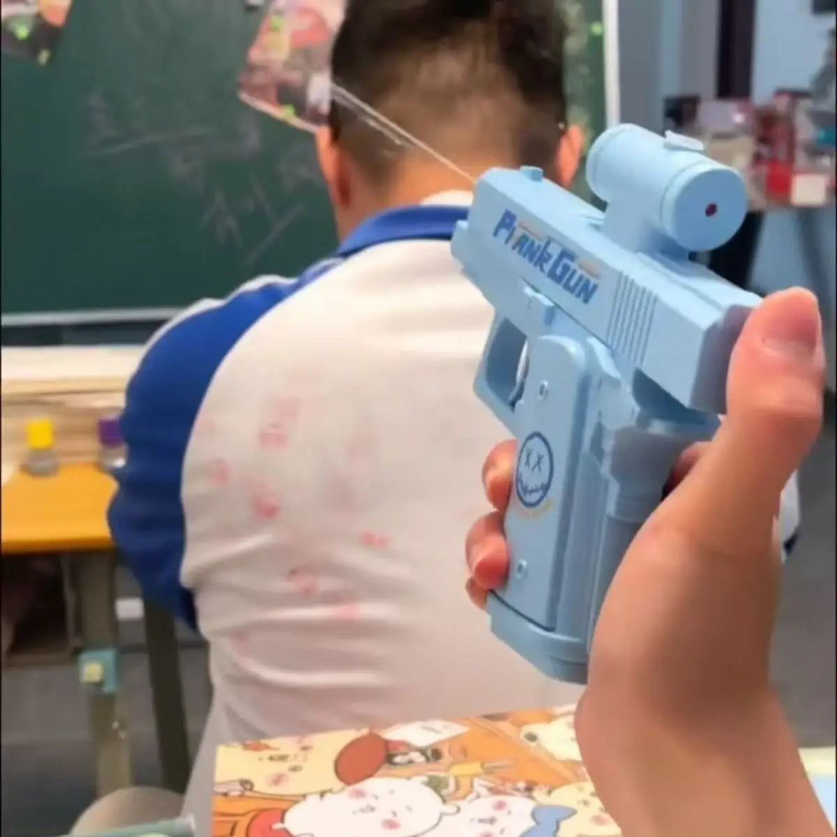 Funny Double-Sided Reverse Water Gun for Kids & Adults – Mini Summer Prank Toy
